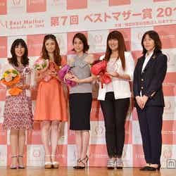 （左から）小室淑恵、小倉優子、内田恭子、北斗晶、ベストマザーズ協会運営委員