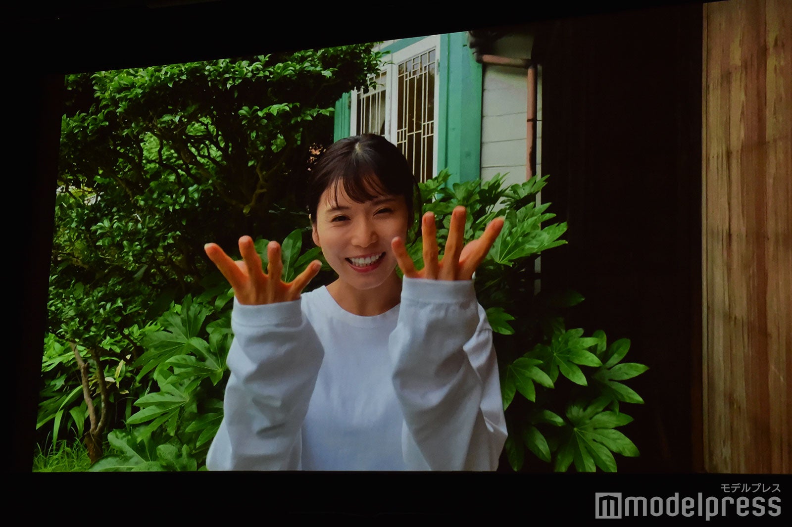 松岡茉優からビデオメッセージ（C）モデルプレス