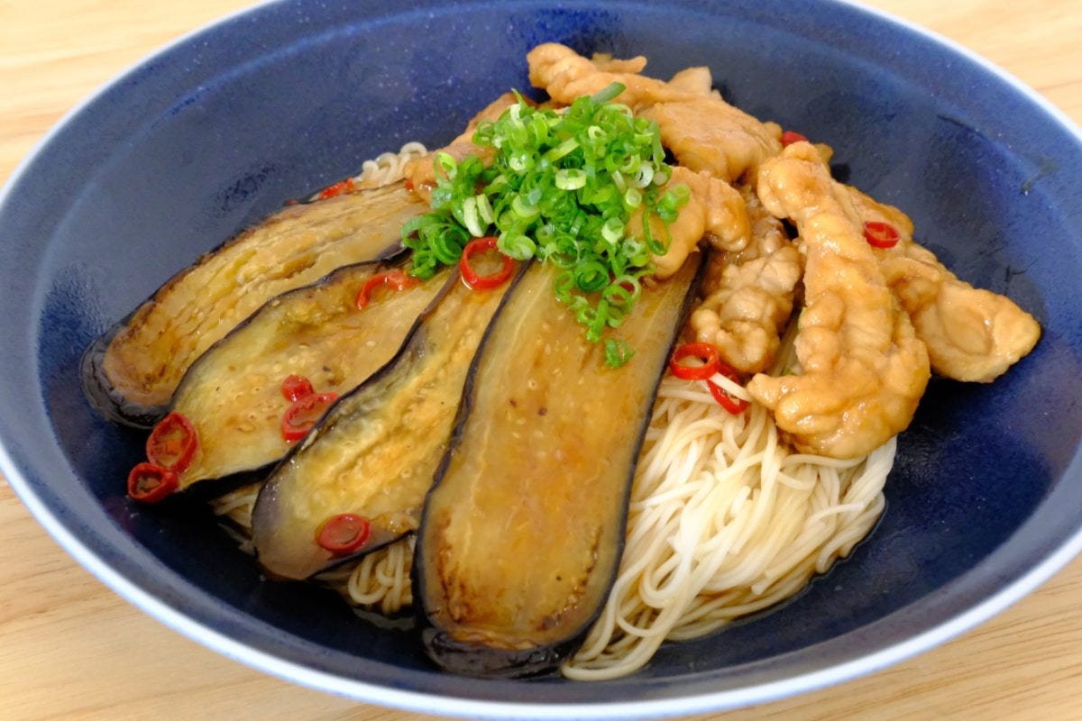 リュウジ・豚なすそうめん