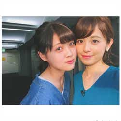 モデルプレス - 松元絵里花&フジ久慈暁子アナが“めざまし”で再会「女神が2人」親友ショットに反響
