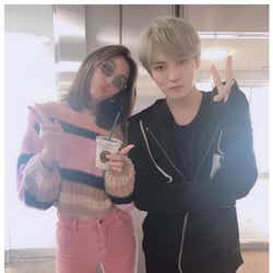 モデルプレス - 木下優樹菜、ジェジュンと“ばったり”2ショット ファンから羨む声