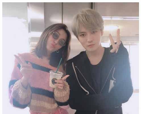 木下優樹菜、ジェジュンと“ばったり”2ショット ファンから羨む声