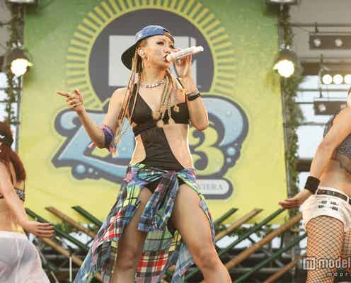 倖田來未、夏フェス野外ライブでハプニング