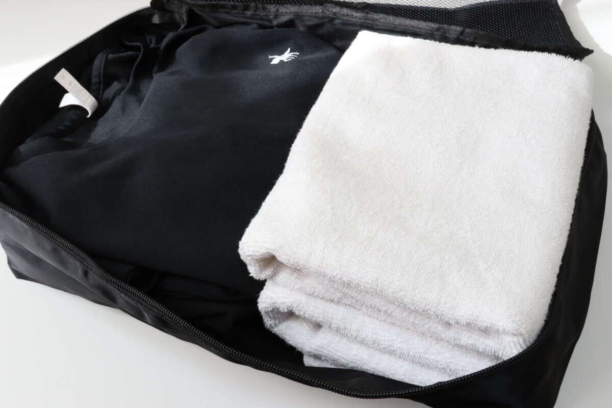 トラベル収納ケース（外ポケット付）　使用例