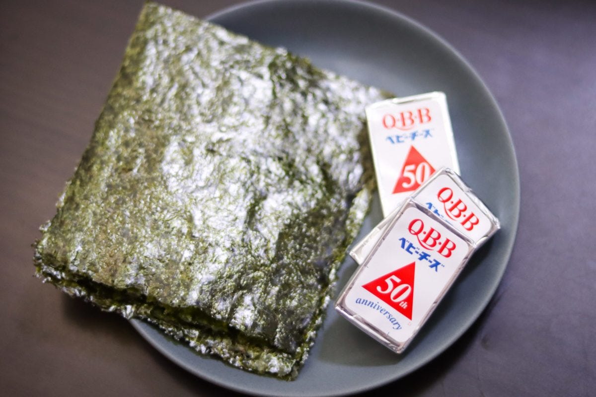 レンチン海苔チーズ