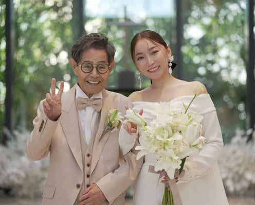 加藤茶&綾菜夫妻“結婚15年目”誓い新たにウエディング姿披露 年の差婚バッシング・大病…歩み振り返る