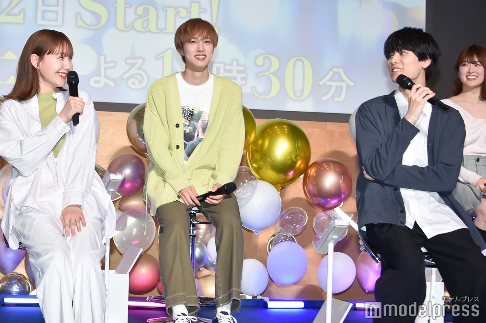 トリンドル玲奈、尾崎匠海、萩原利久（C）モデルプレス