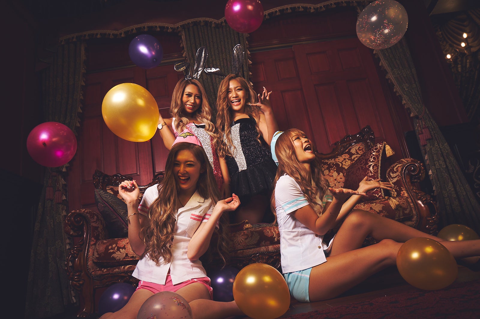 ゆうちゃみ、あいみ、なぎ、夏歌 （C）kenichi Takeuchi