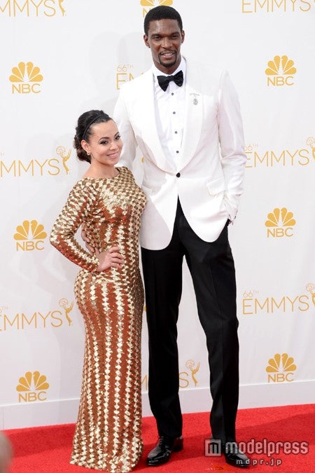 （左から）エイドリエン・ボッシュ、クリス・ボッシュ