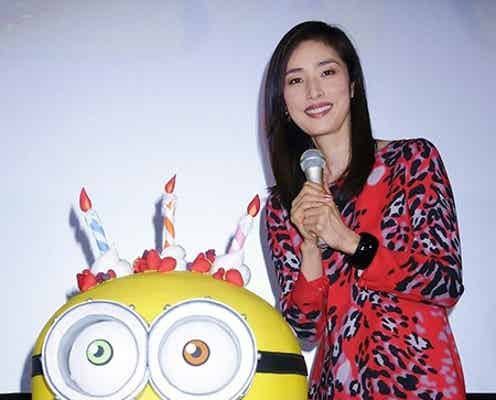 天海祐希“推しメン”からの誕生日祝いに興奮