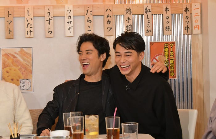 桐谷健太、東出昌大(C)テレビ朝日