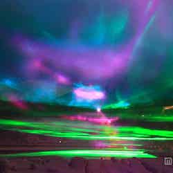 横須賀の空にオーロラが出現?首都圏初の「オーロラ びゅ~ ナイト 2015」イメージ/画像提供:長井海の手公園ソレイユの丘【モデルプレス】