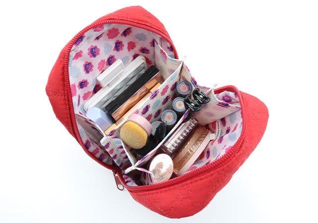 ペコちゃんふわふわキルティングポーチコスメ収納