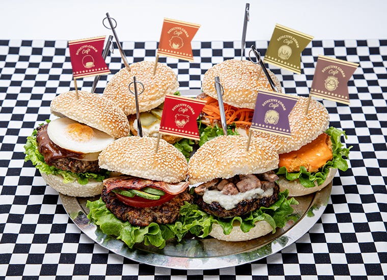 「名探偵コナンカフェ」全国4都市で開催、コナンや安室透ら種類豊富なキャラメニュー