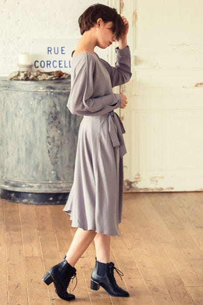 ウエストリボンプリーツスカート「Re:EDIT by GALSTAR」3,198円(税込)/画像提供:Re:EDIT by GALSTAR