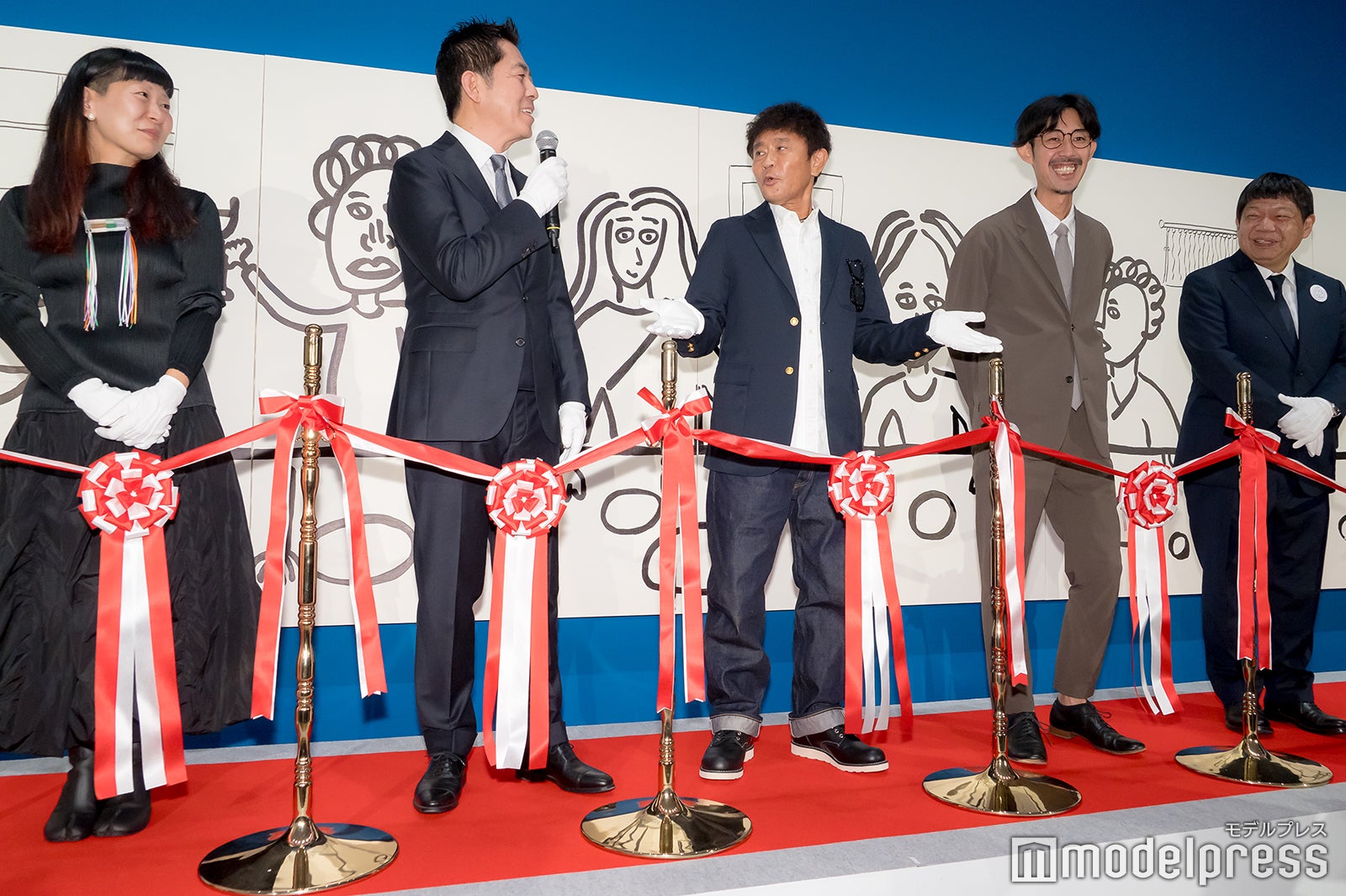 宮地敬子氏、高須光聖氏、浜田雅功、北原和規氏、藤原寛氏（C）モデルプレス