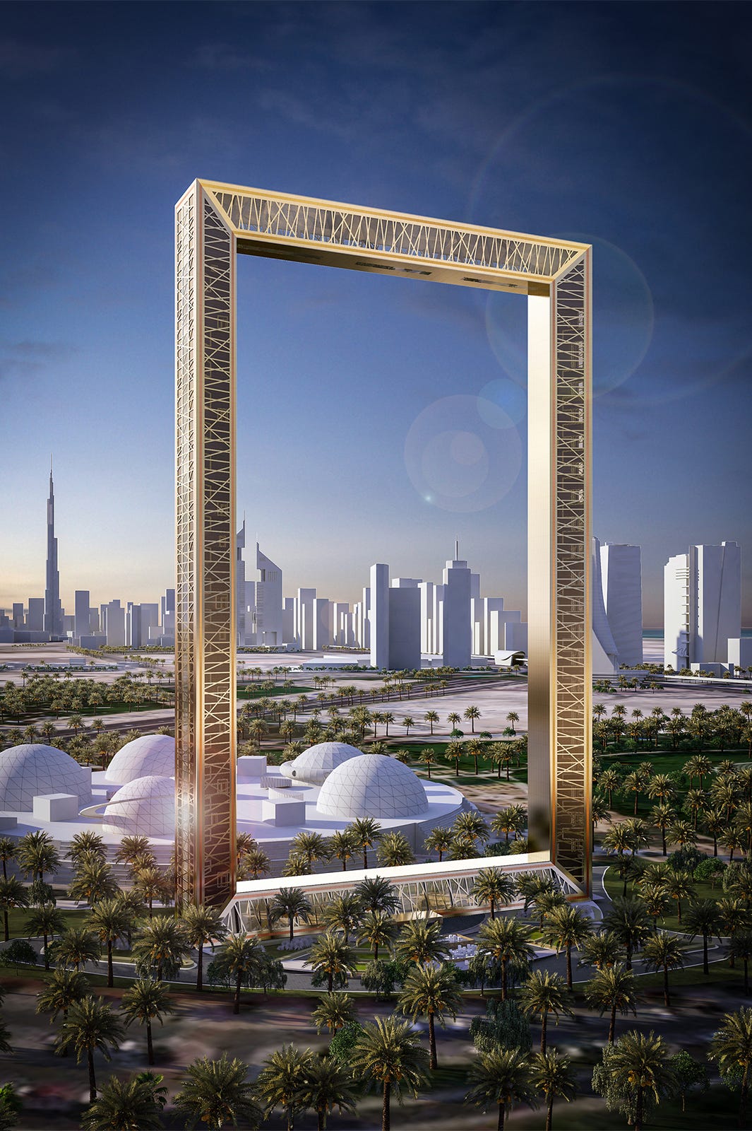 ドバイ新名所「ドバイフレーム」年内開業へ 街並みが絵画になる新SNS映えスポット