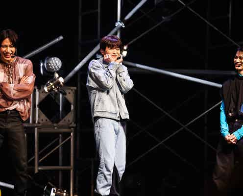 INI後藤威尊にハプニング 土下座の事態で藤牧京介らツッコミ<「M」COMEBACKSHOW>