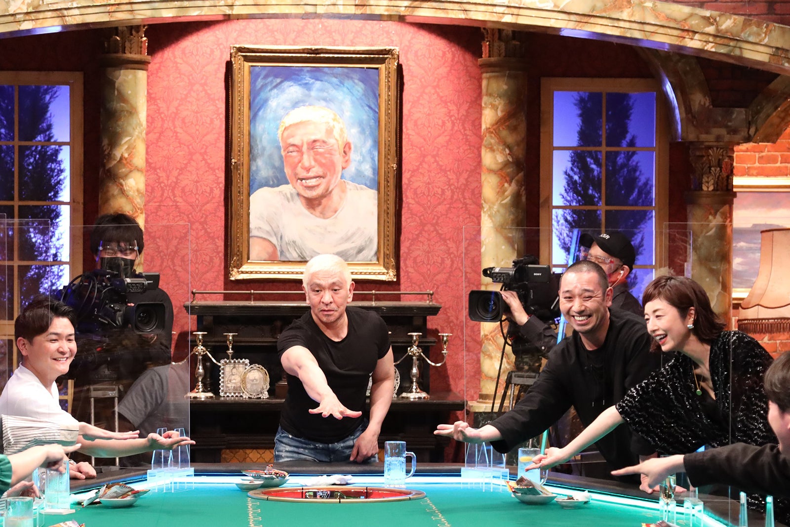 ノブ、松本人志、大悟、高岡早紀、DJ松永（C）フジテレビ