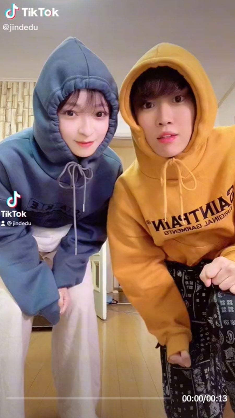 スカイピース☆イニ☆＆ヘラヘラ三銃士さおりん、カップルTikTokに反響殺到「ニヤける」「可愛すぎ」