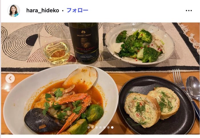 原日出子Instagramより