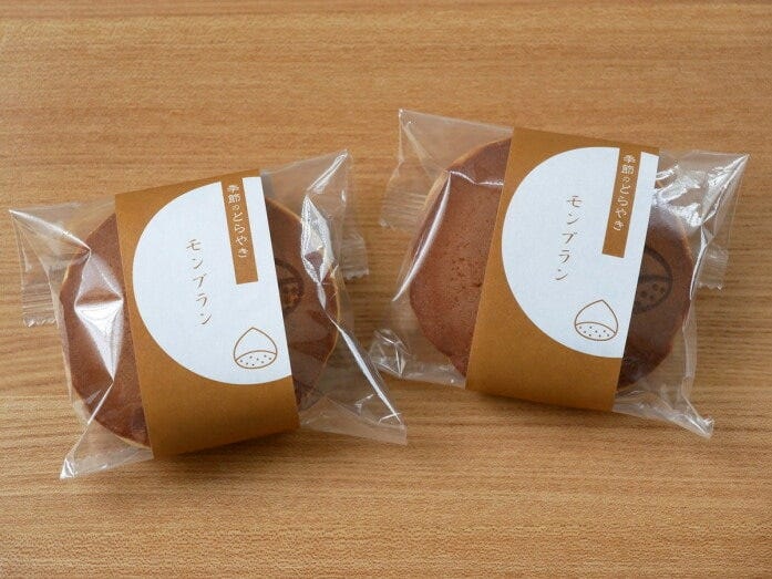 横浜元町 香炉庵「モンブランどら焼き（税込250円）」