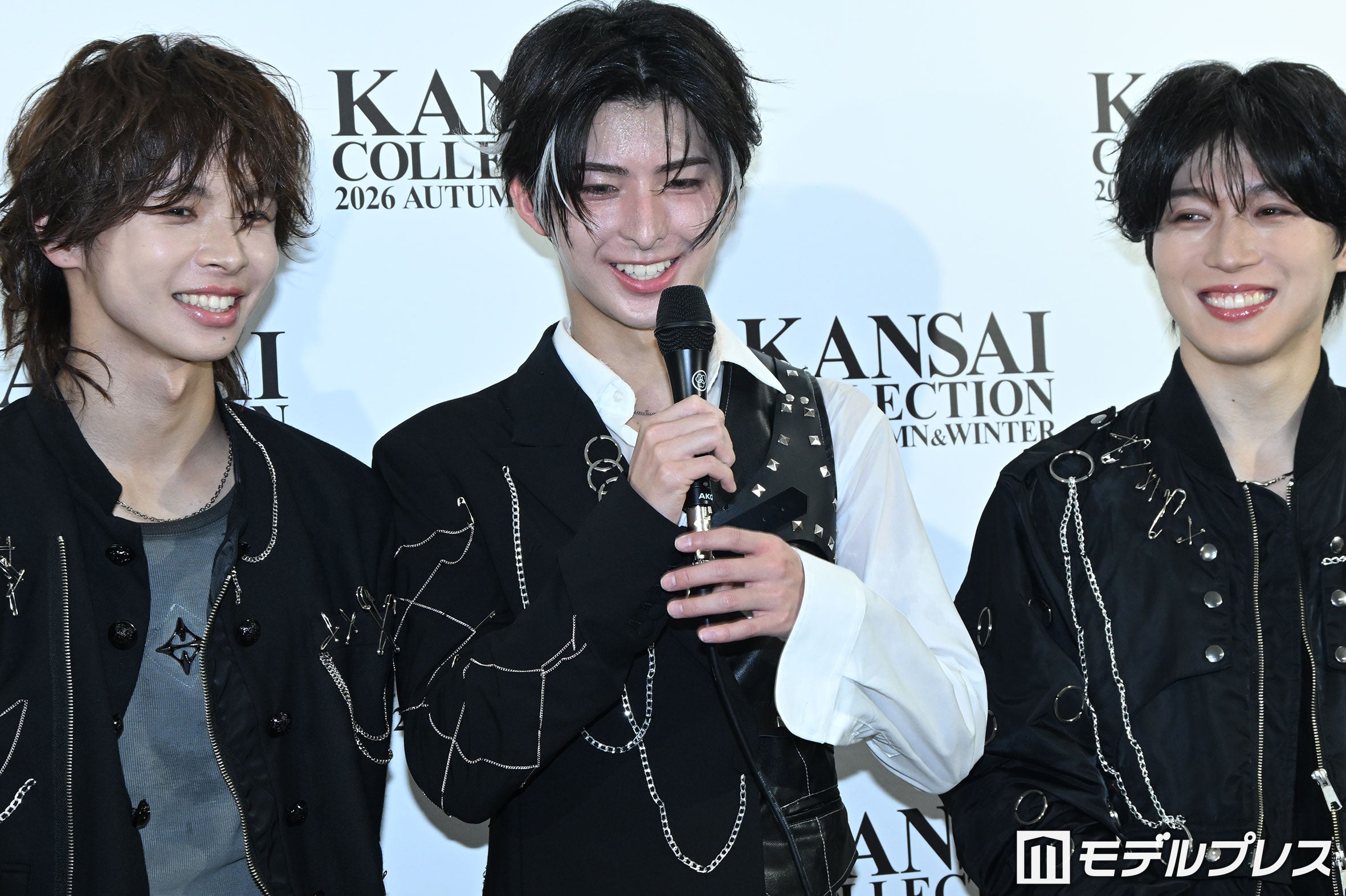 （左から）小林大悟、岸波志音、西山智樹（C）モデルプレス