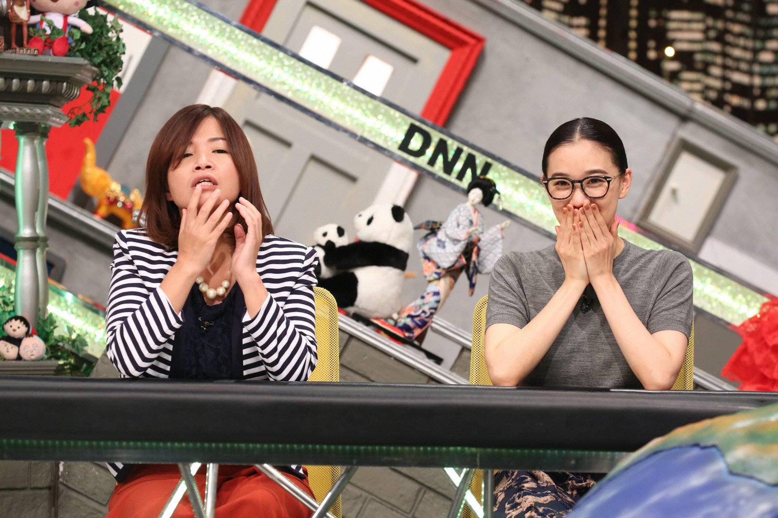 大久保佳代子、蒼井優／画像提供：フジテレビ