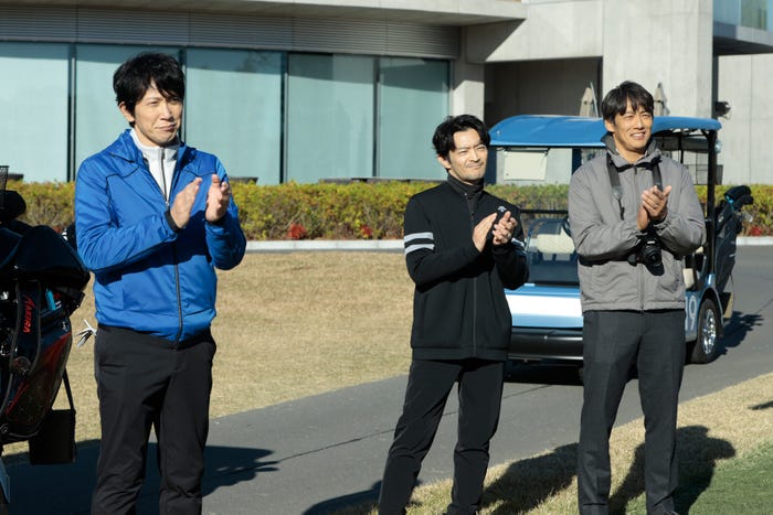 佐々木蔵之介、津田健次郎、反町隆史「グレイトギフト」第3話より(C)テレビ朝日