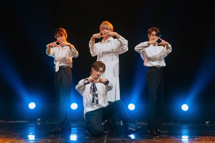 芳賀柊斗、増子敦貴、松井奏、大東立樹「熱愛プリンス」第4話(C)青月まどか/「熱愛プリンス」製作委員会・MBS