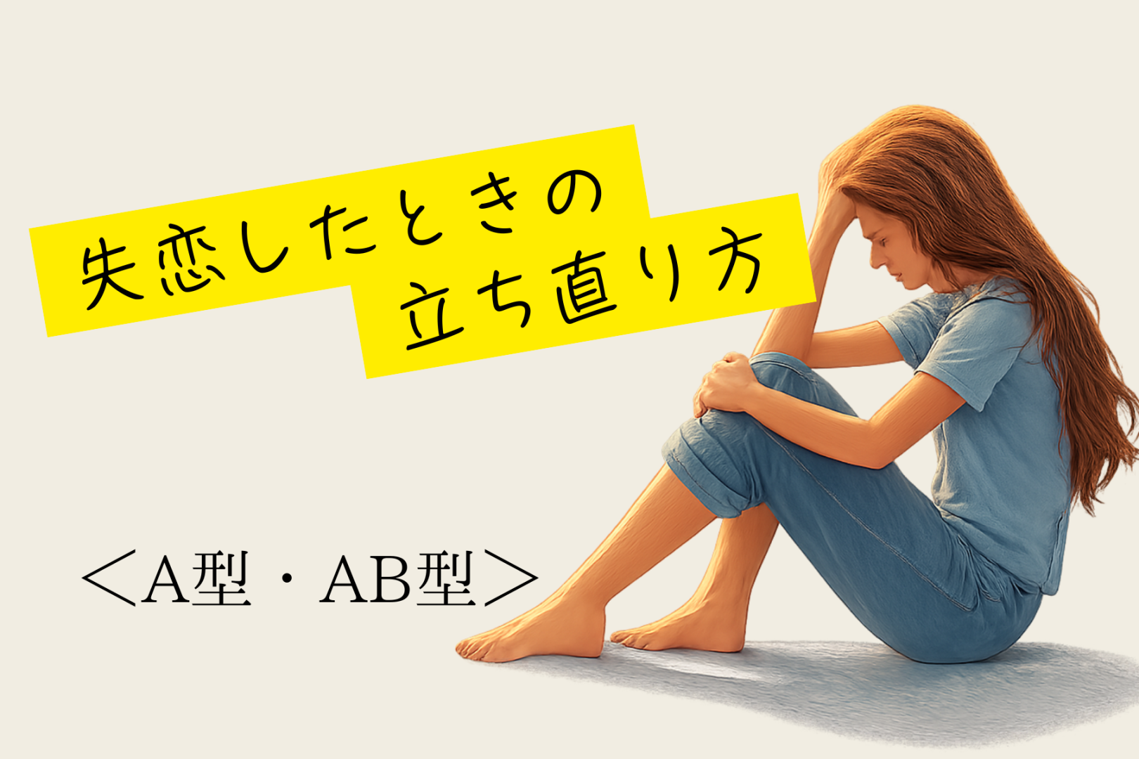 【血液型別】失恋したときの立ち直り方＜A型・AB型＞