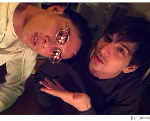 城田優&高良健吾、密着ショットで“2人きりの新年会”を報告