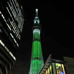 東京スカイツリー特別ライティングと光階段(昨年の様子)(C)TOKYO-SKYTREETOWN