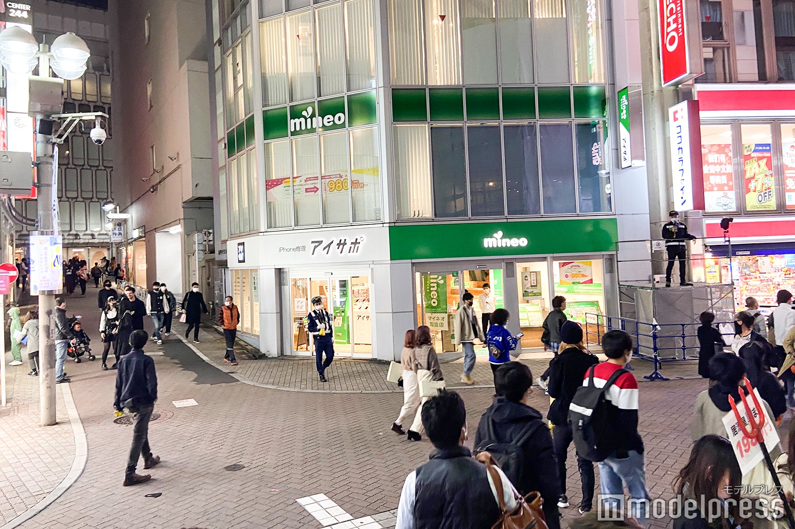 例年のハロウィンと比較すると人が激減 （C）モデルプレス