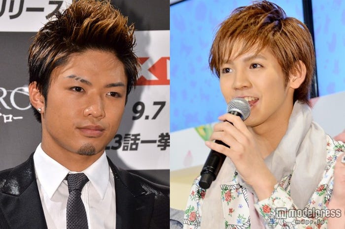 EXILEボーカルバトルオーディション合宿審査に参加中のGENERATIONS from EXILE TRIBEの数原龍友(左)と片寄涼太(右)