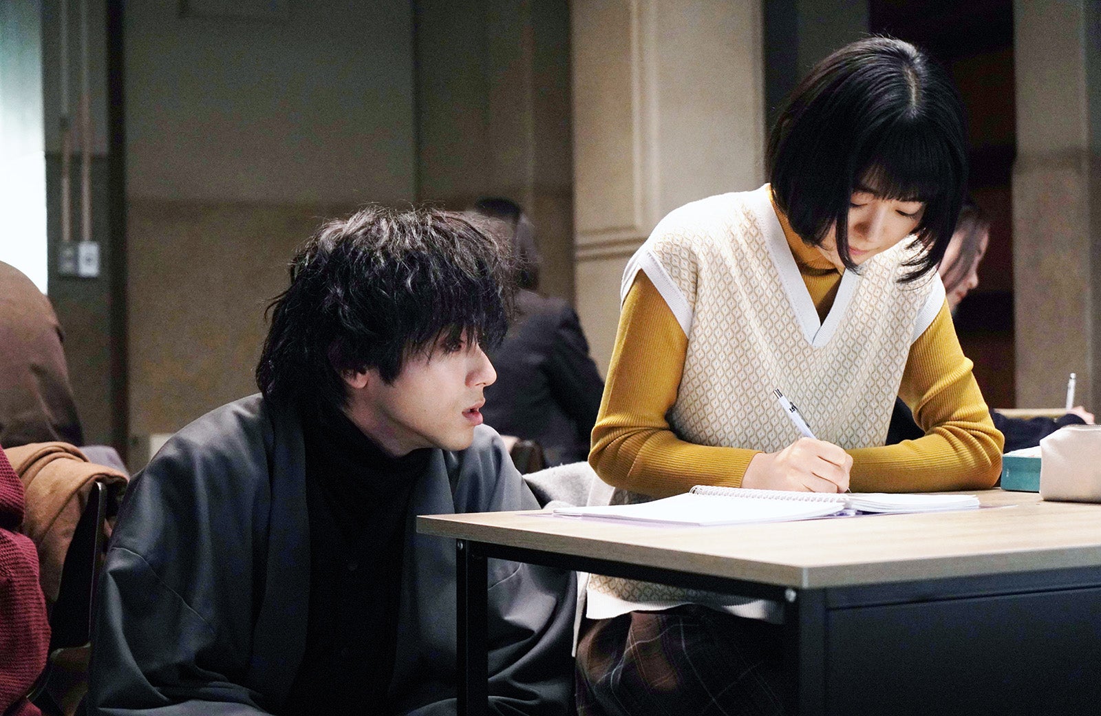 山田裕貴、河村花／「女神の教室」第7話（C）フジテレビ