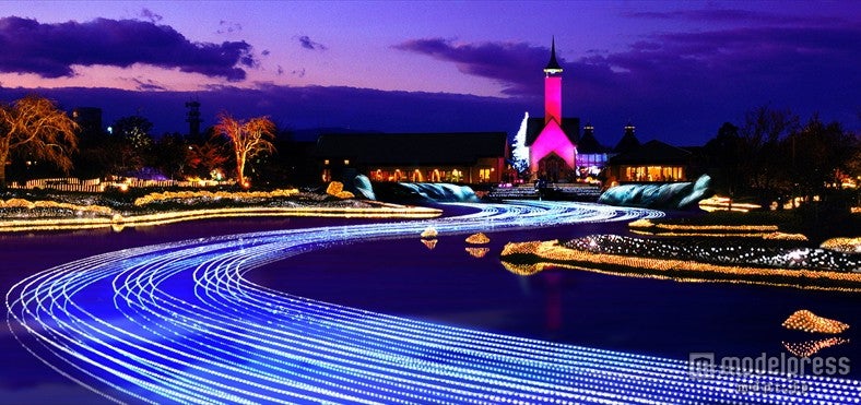 水上イルミネーション／画像提供：長島観光開発