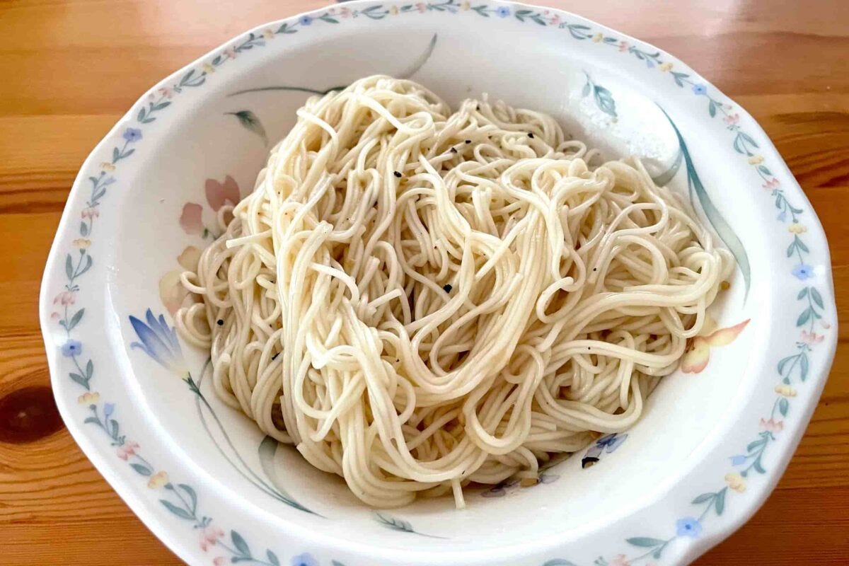 冷やし油そうめん