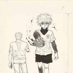 「冨樫義博展 -PUZZLE-」『HUNTER×HUNTER』展示原画(C)P98-22