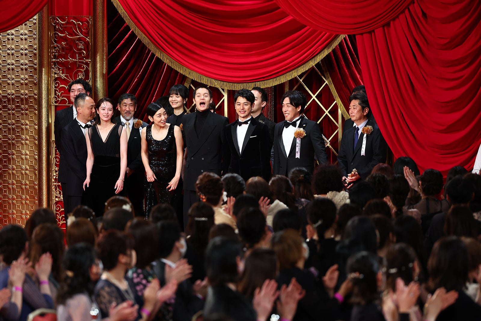 妻夫木聡ら（写真提供：東京写真記者協会）