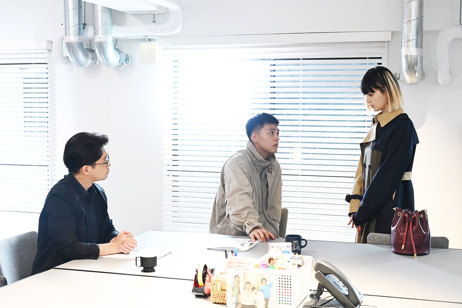 矢本悠馬、竹内涼真、平手友梨奈「六本木クラス」第10話より（C）Kwang jin／tv asahi