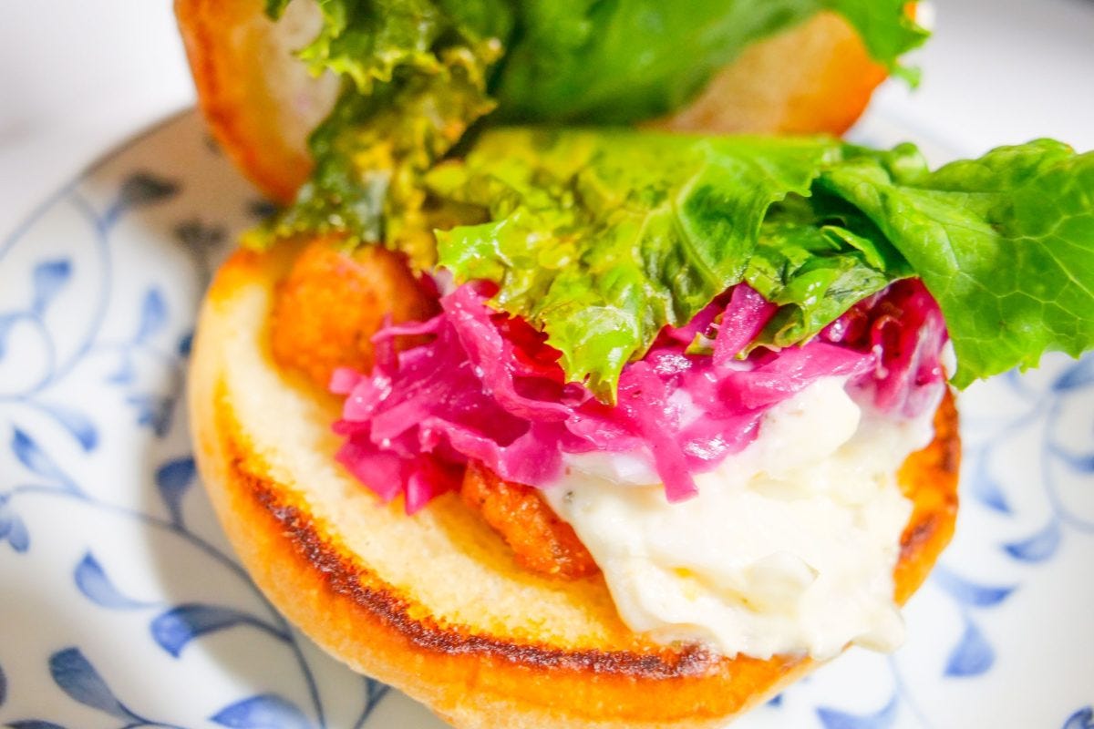 ガーリックシュリンプバーガー