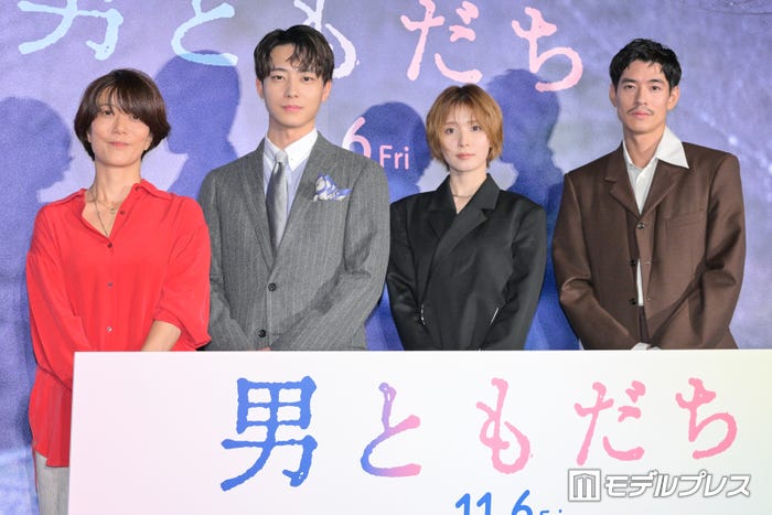 三島有紀子監督、井上祐貴、松岡茉優、中島歩(C)モデルプレス