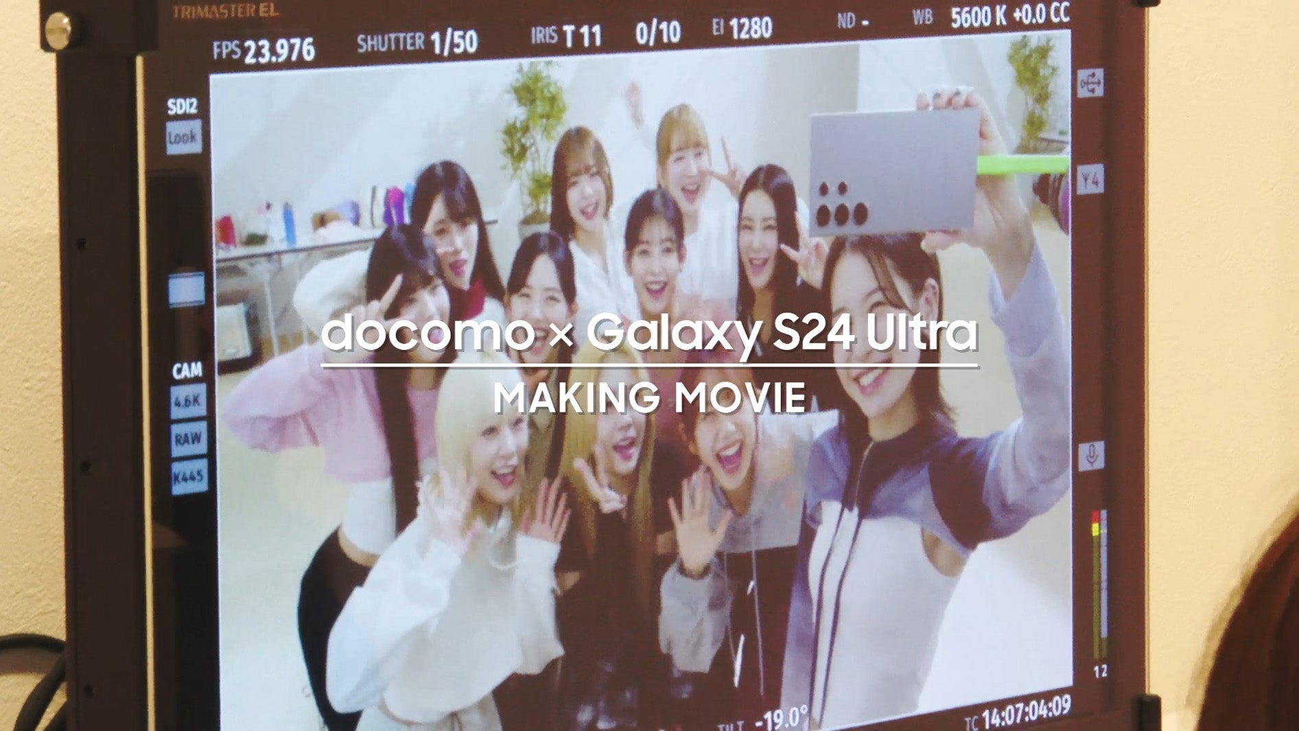 ME:I／TVCM撮影メイキングより（提供写真）