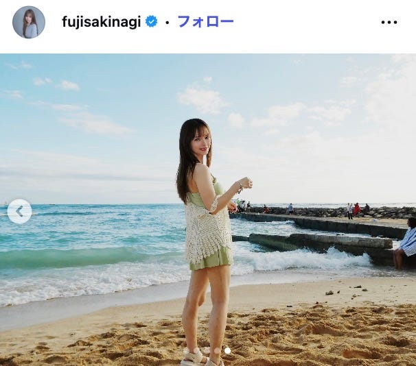 藤咲凪 Instagramより