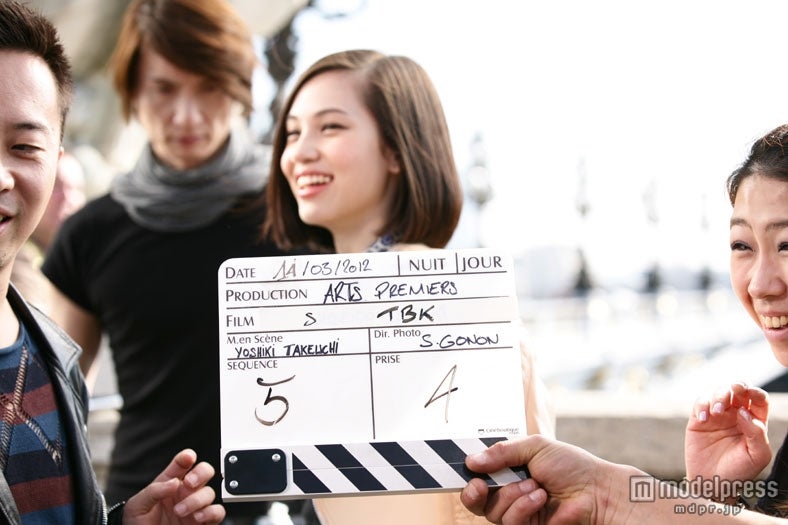 水原希子／資生堂「TSUBAKI」ヘッドスパ新CMメイキングショット