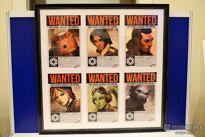 オークション出展品／スター・ウォーズ／フォースの覚醒　反乱者たち　製作総指揮デイブ・フィローニ　サイン入りポスターセット（6枚セット）／ディズニーファンイベント「D23 Expo Japan 2015」