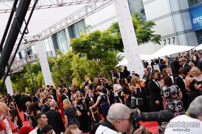 レッドカーペットにはセレブが続々