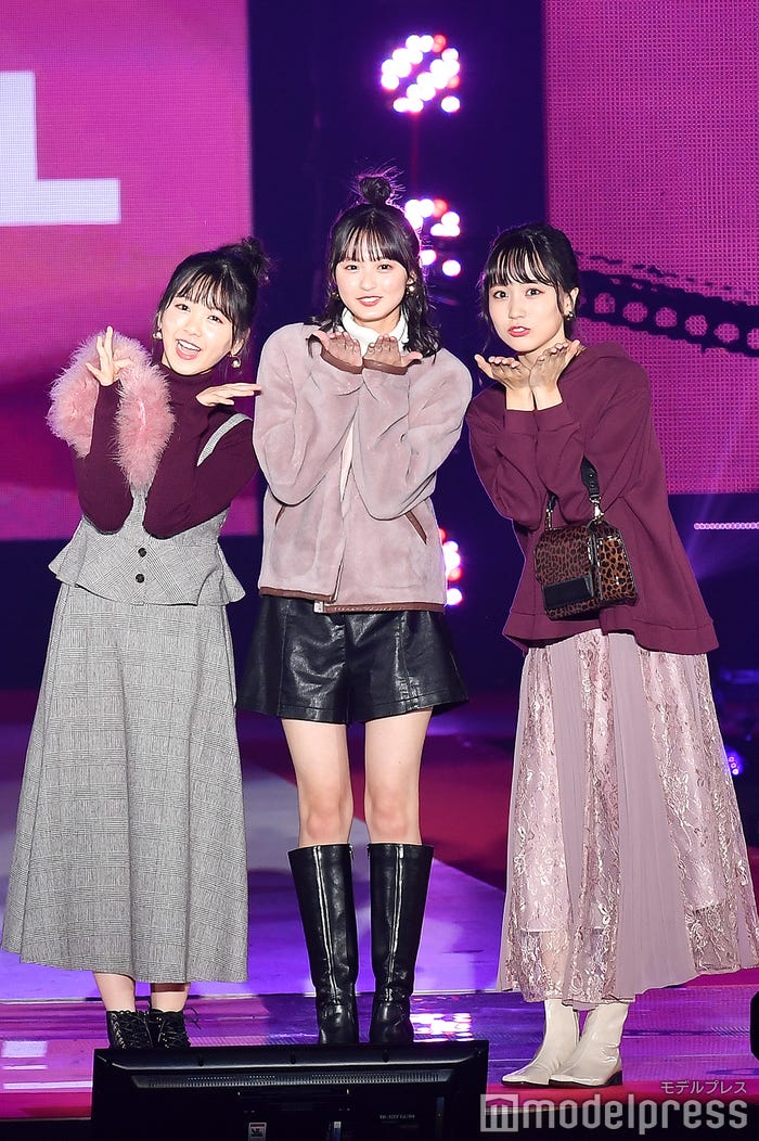 筒井あやめ、遠藤さくら、賀喜遥香 (C)モデルプレス