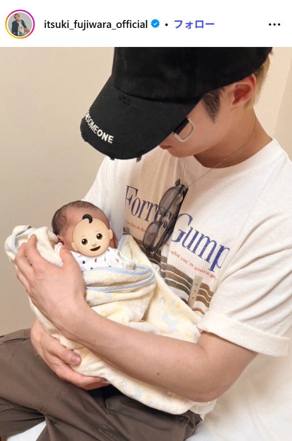 藤原樹Instagramより